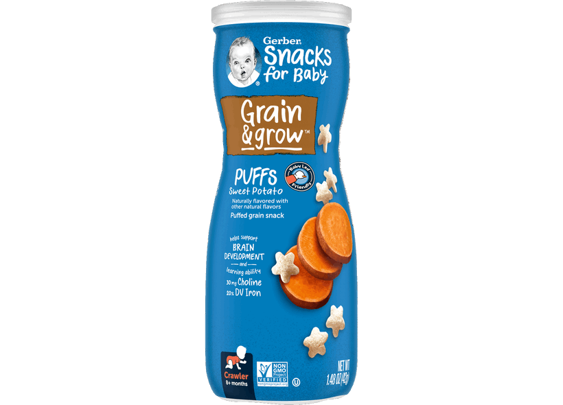 Gerber Graduate Puffs Sweet Potato Snack 40g (1pack)