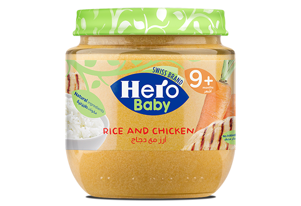 HeroBaby - Jars | Chicken and Rice (125g)