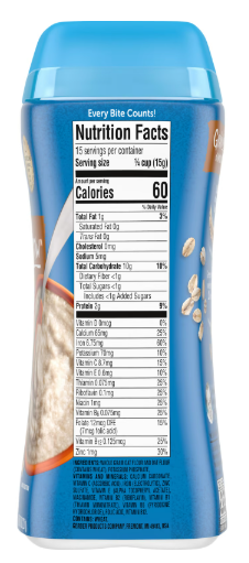 Gerber, Cereal for Baby, Grain & Grow, 1st Foods, Oatmeal, 8 oz (227 g)