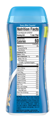 Gerber, Cereal for Baby, Power Blend Probiotic Oatmeal Lentil, Peach & Apple (227 g)