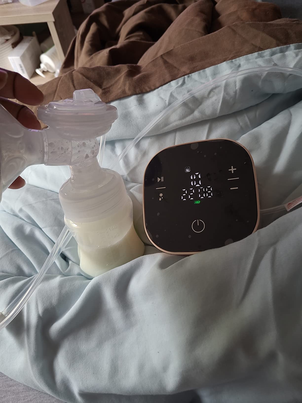 Bebebao Electric Double Breast Pump, Breastfeeding Pump with 2 Modes and 10 Levels, Ultra Quiet, Rechargeable Breast Pump for Travel and Home - Baby Bliss