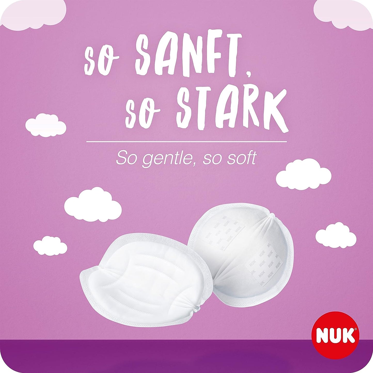 NUK High Performance Breast Pads, Pack of 60, White - Baby Bliss