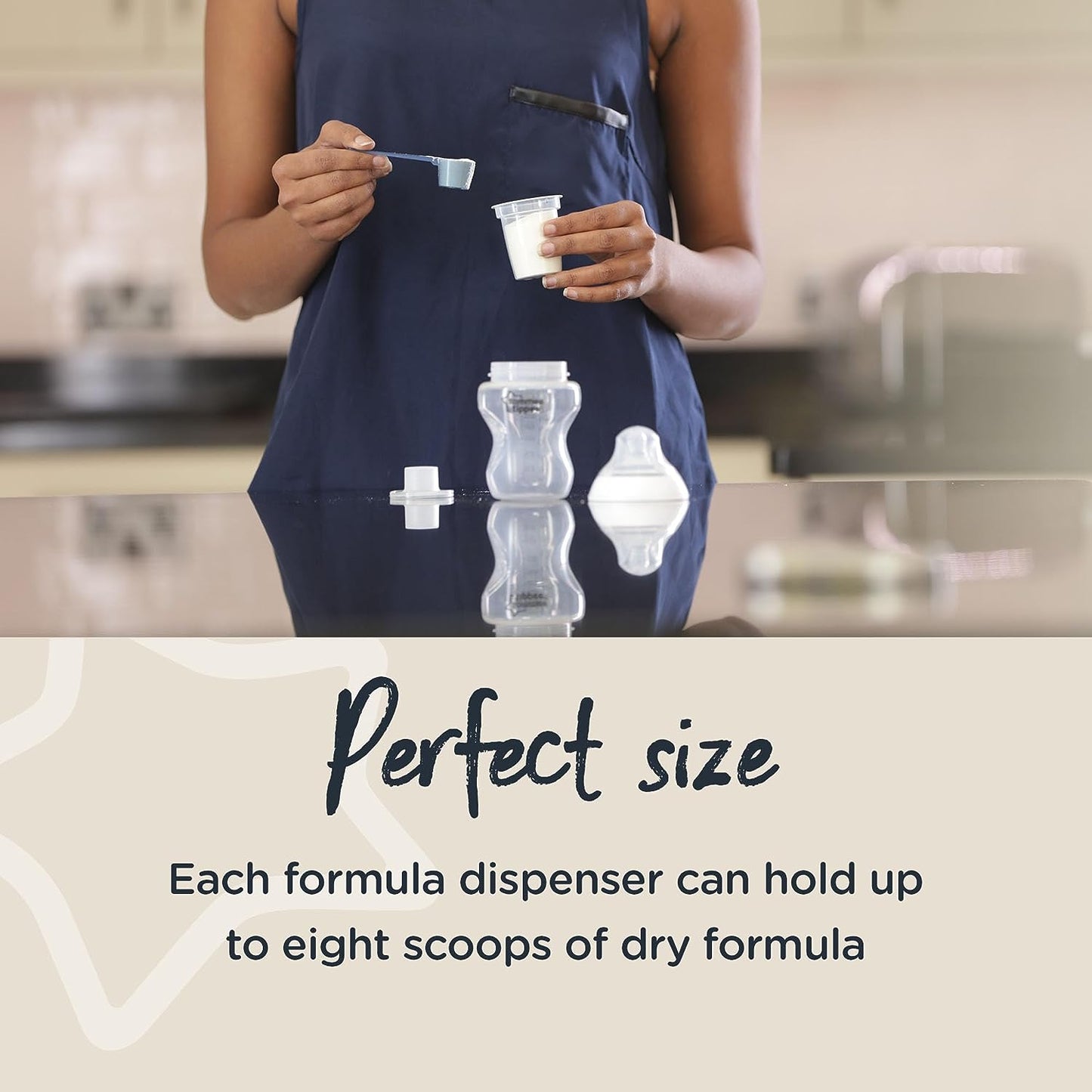 Tommee Tippee Closer To Nature Milk Powder Dispensers x6