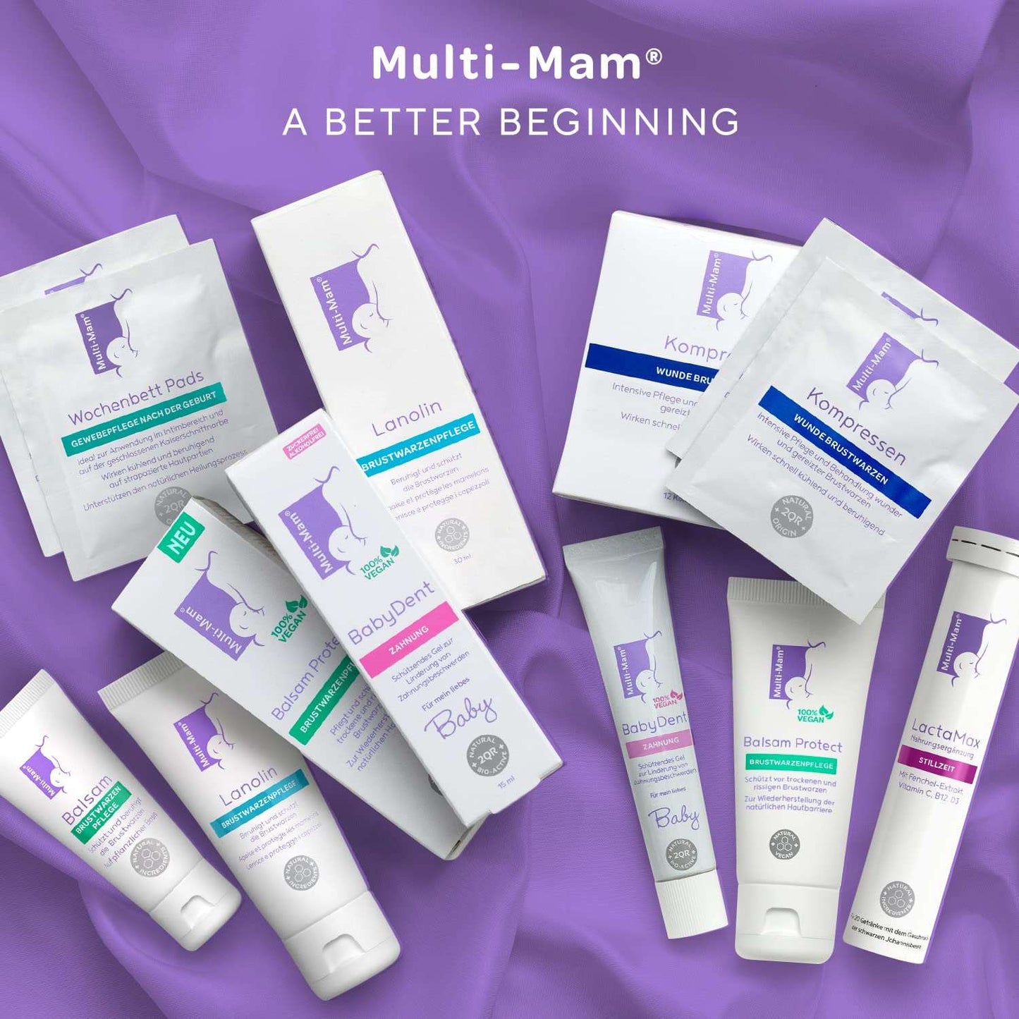 Multi-Mam compresses, care variation