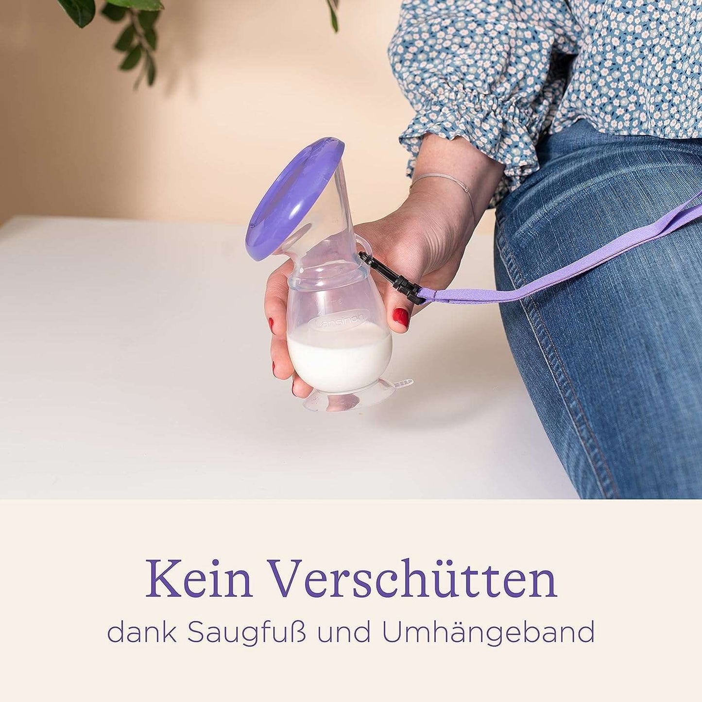 Lansinoh Silicone breast pump and breast milk catcher - comfortable and extremely soft silicone - saves every drop of breast milk - alternative to milk collection trays