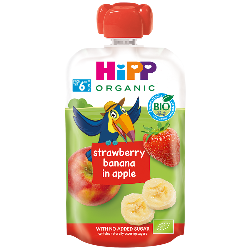HIPP - Pouches | Strawberry Apple Banana