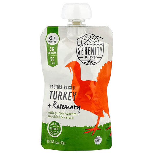 Serenity Kids, Turkey + Rosemary, 6+ Months, 3.5 oz (99 g)