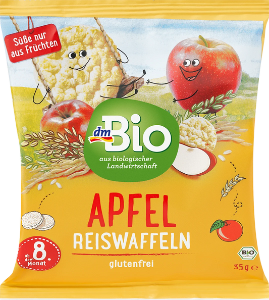Baby snack rice cakes apple (35 g)