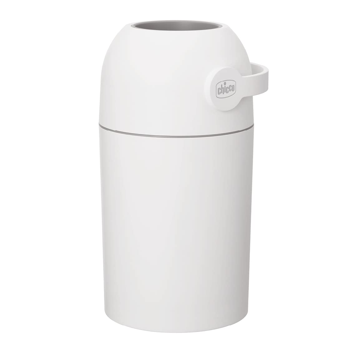 Chicco nappy pail Odor OFF, odor-proof system, conventional bags can be used, silver - Baby Bliss