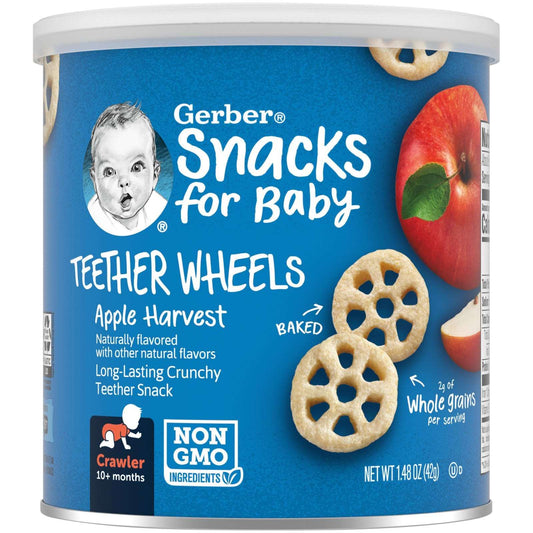 Gerber, Teethers, 8 Months+, Apple Harvest, 1.48 oz (42 g)