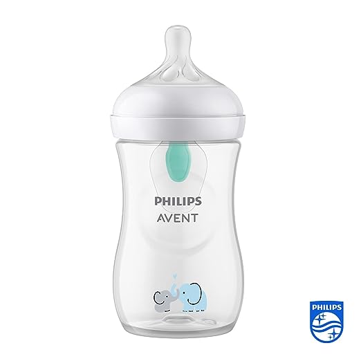 Philips Avent Baby Bottle Natural Response - Baby Bottle, 260 ml, BPA-free, for Babies from 1 Month - Baby Bliss