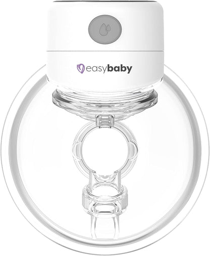Easybaby Electric Portable Breast Pump Hands-Free Breast Pump with LED Display, Hands Free when Pumping, Low Noise, 3 Modes and 12 Levels, Fits in Nursing Bra, 24 mm Flange - Baby Bliss
