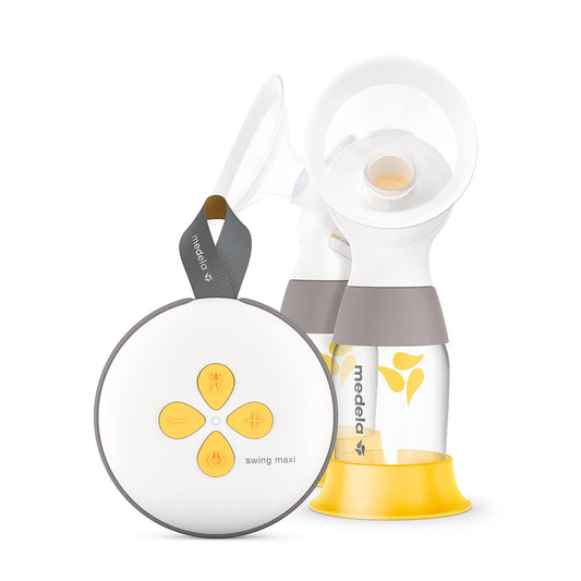 Medela Swing Maxi Electric Double Pump - USB Rechargeable - More Milk in Less Time - With PersonalFit Flex Breast Shields and Medela 2-Phase Expression Technology - Baby Bliss