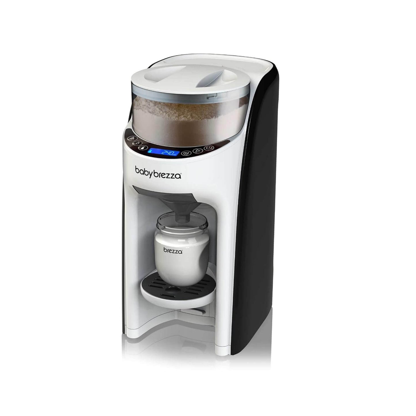 BabyBrezza FRP0046 Formula Pro Advanced Instant and Automatic Bottle Formula Doses and Mixes Hot Water and Milk Powder at the Touch of a Button Black