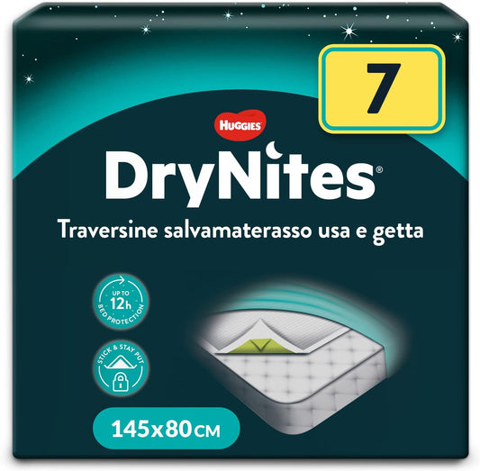 Huggies DryNites Disposable Mattress Protector - 7 per pack - Baby Bliss