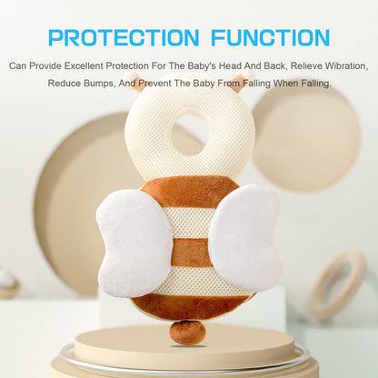 JINYJIA Baby Head Protection, Breathable Baby Head Protective Pads, Adjustable Baby Protective Pillow, for Toddlers Crawling and Learning to Run, for Children from 4 to 24 Months, Frog - Baby Bliss