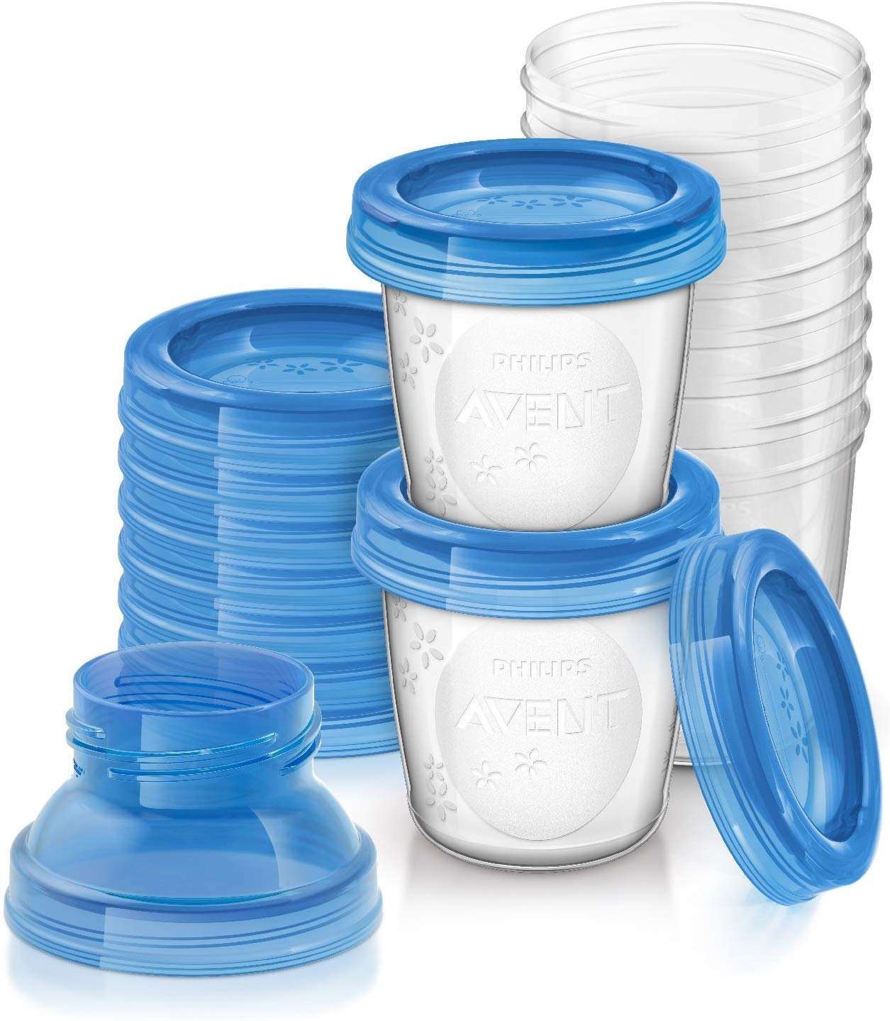 Philips Avent Reusable Breast Milk Storage Cups (10 x 180 ml)