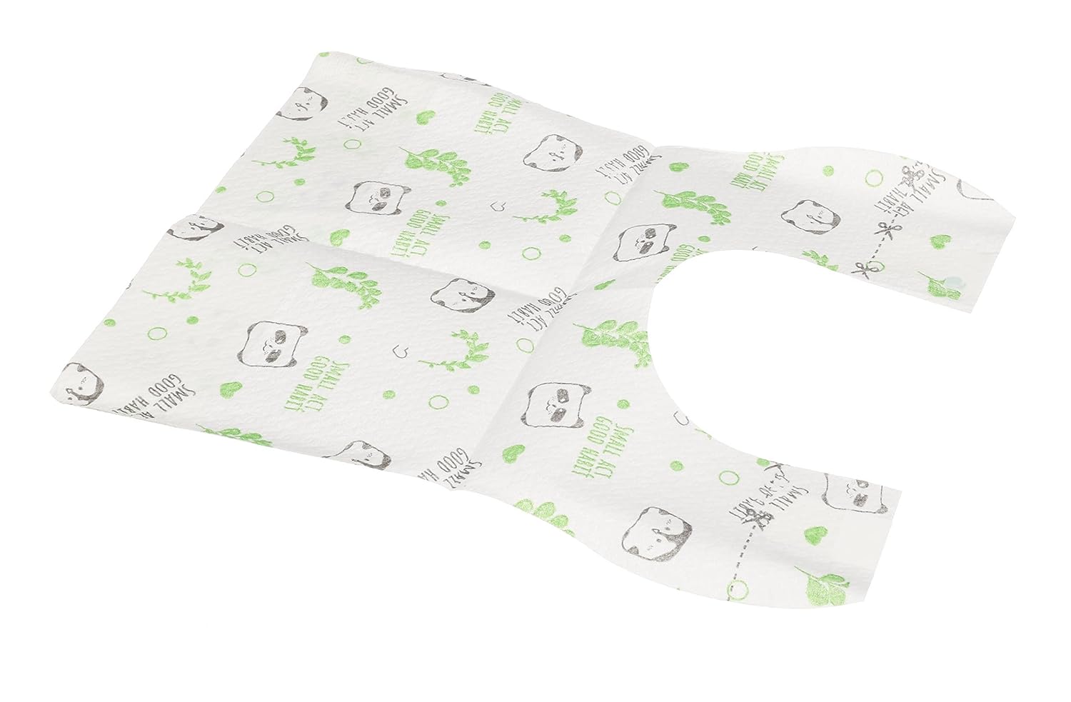 Chicco Disposable Bibs Compostable Ecological Bibs Absorbent and Waterproof Weaning Bibs for Babies and Toddlers for Home and Travel - Baby Bliss