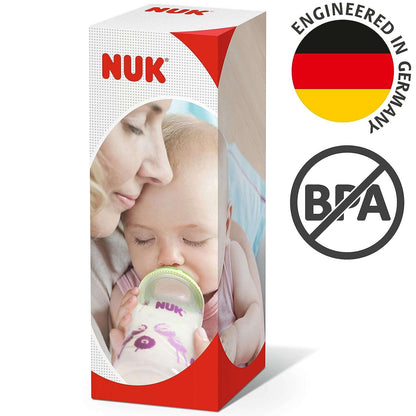 NUK Active Cup Drinking Cup 12+ Months, Leak-Proof Drinking Spout Clip & Protective Cap for Travelling, 300 ml BPA-Free