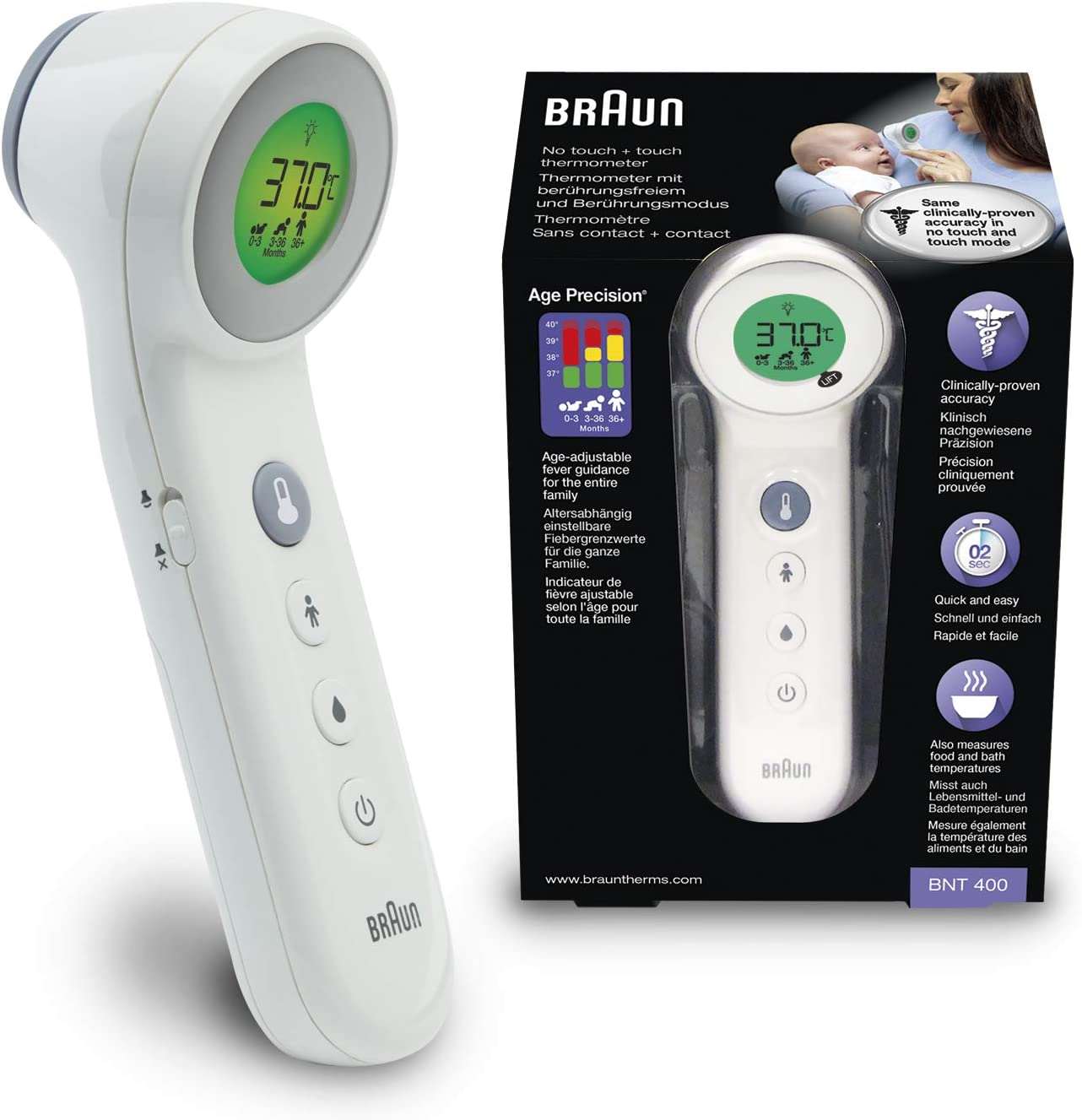 Braun No touch + touch Thermometer