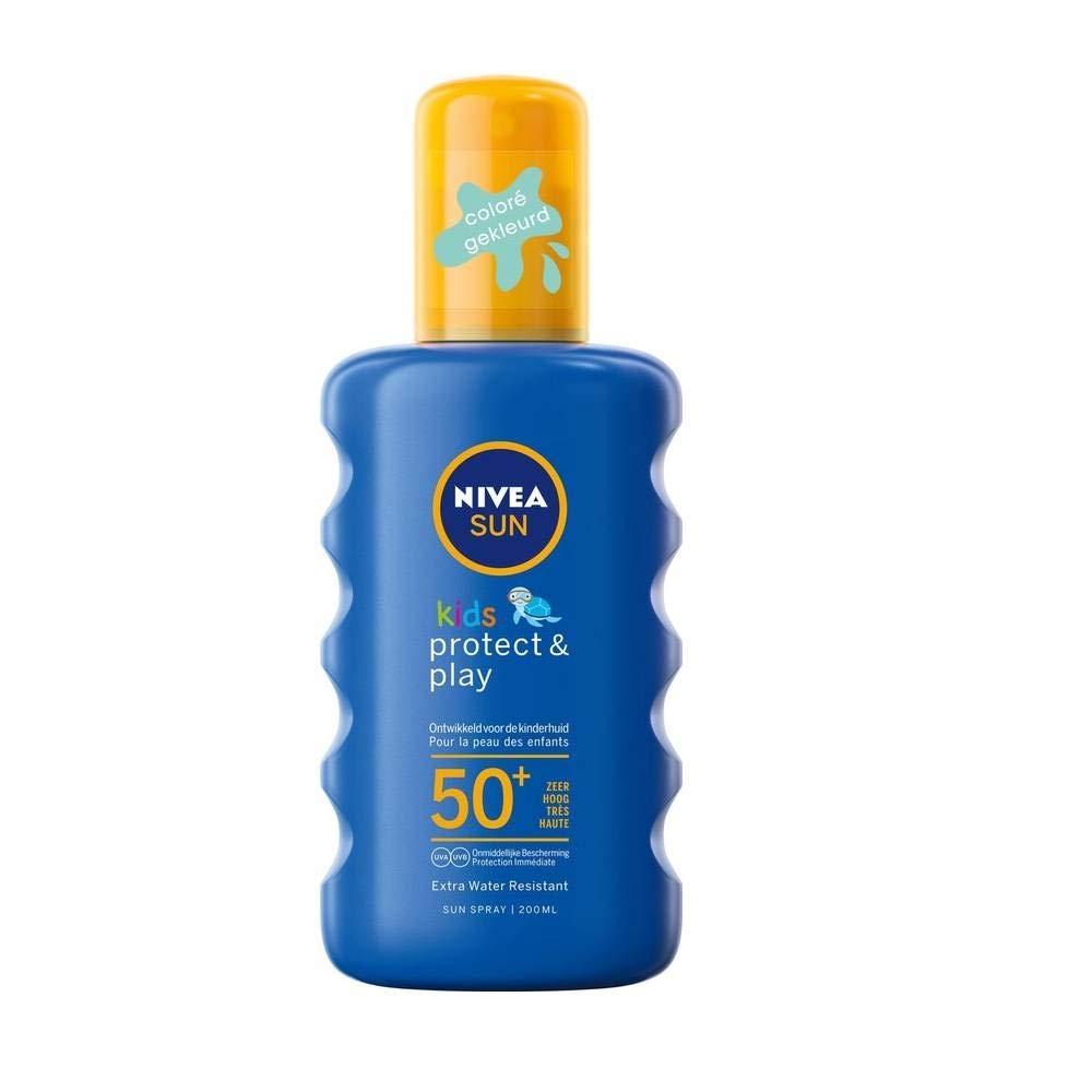 Nivea Kids Colored Sun Spray SPF 50+, 200 ml - Baby Bliss