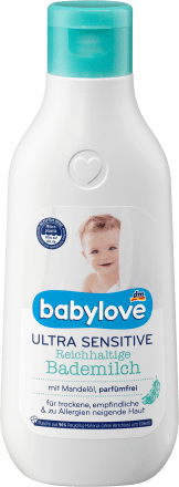 DM Baby bath additive bath milk ultra sensitive, 250 ml - Baby Bliss