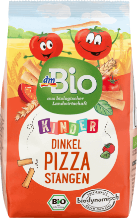 dmBio Children's snack spelled pizza sticks, from 3 years, 80 g