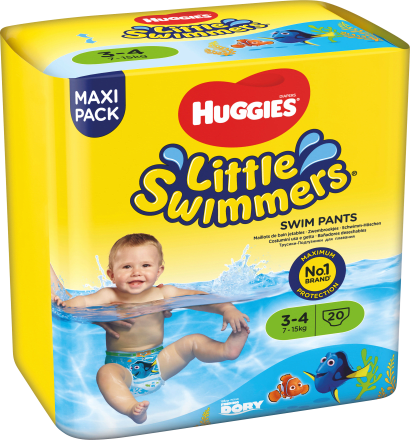 Swim nappies size 3/4 (7-15 kg), big pack, 20 pcs - Baby Bliss