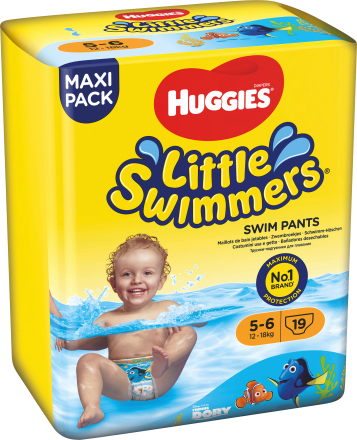 Swim nappies size 5/6 (12-18 kg), big pack, 19 pcs - Baby Bliss