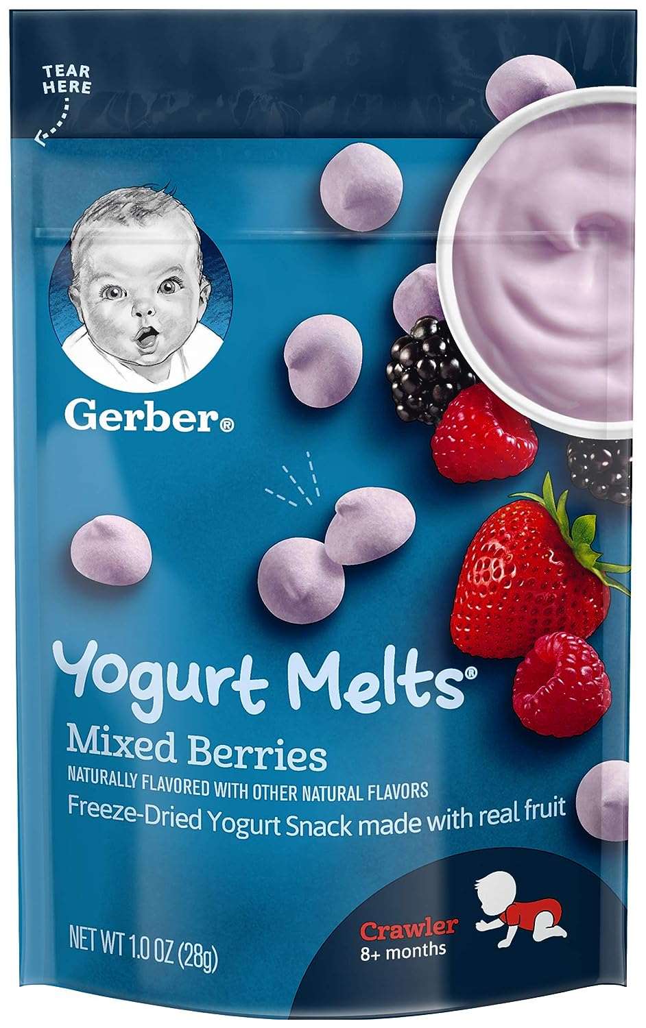 Gerber Graduates Yogurt Melts Snacks- Mixed Berry(1pack)